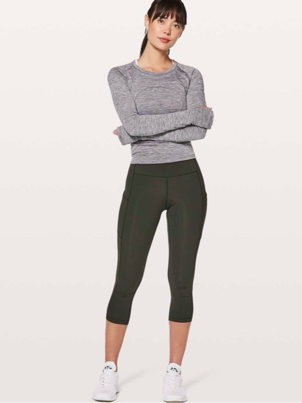Lululemon Speed Up Crop 21"
Evergreen